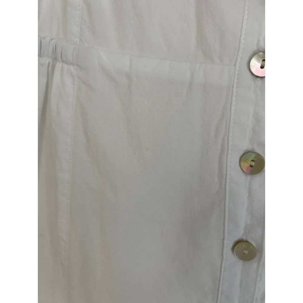 Madewell Button-Front Tiered Midi Dress Item NK427, Size 6 - Picture 4 of 6